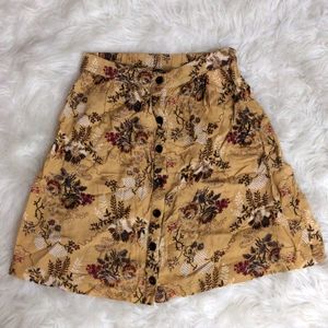 Floral skirt, size S